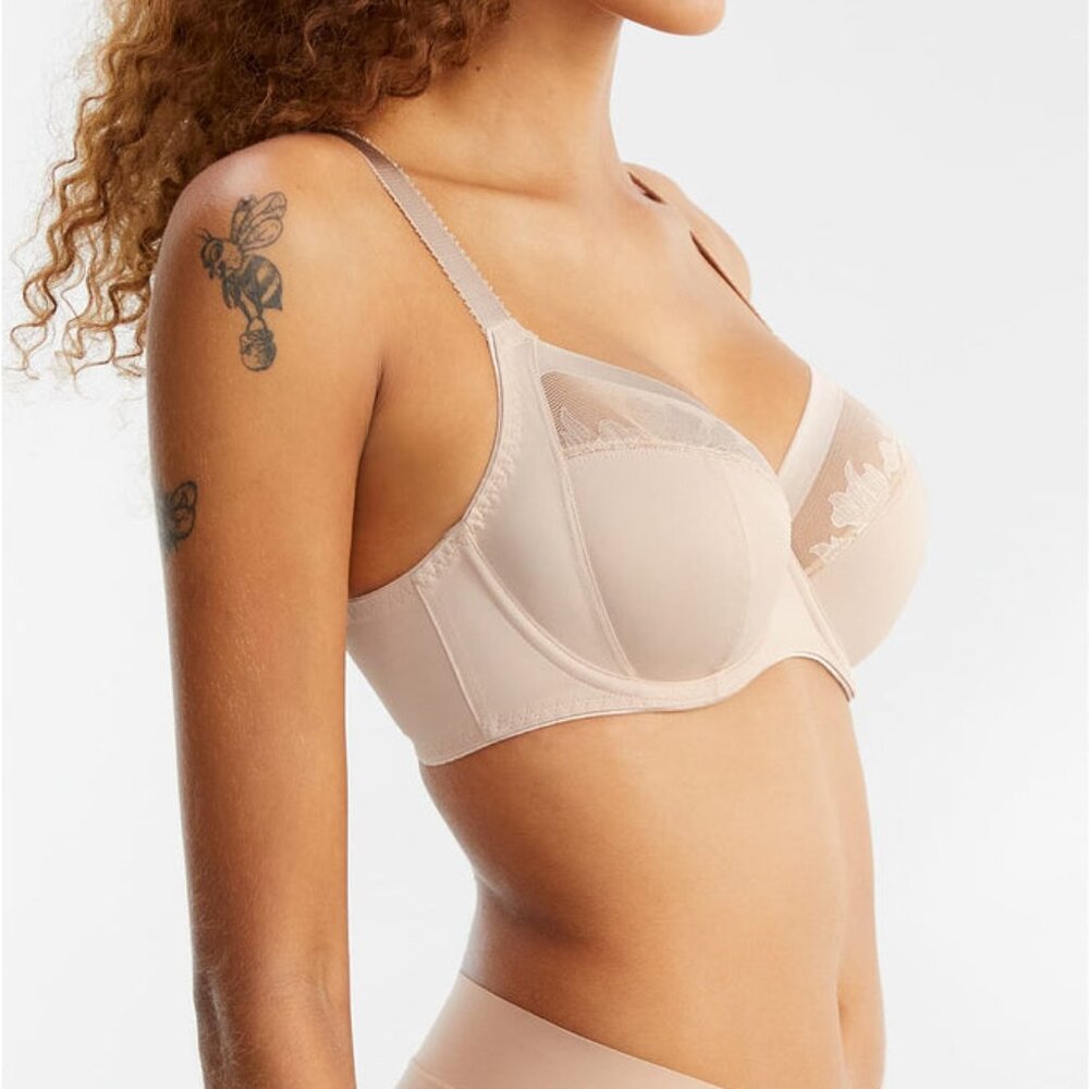 NWT Fantasie Illusion Side-Support Bra in natural beige 38G